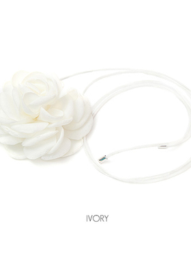 韩国涤纶花朵项圈项花