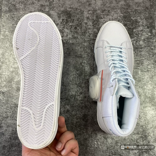Специальное предложение nike sb Zoom Blazer Mid Little Green Hook Casual Кожаные кроссовки Cu5283-100