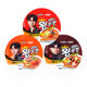 Paldo eight-way beef, seafood and kimchi flavor bowl noodles