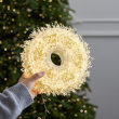 christmas圣诞树装饰灯加密圣诞节LED鞭炮灯3000头绿线铜线灯长串