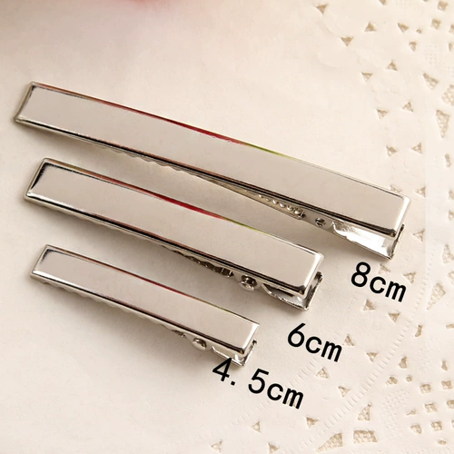 Импортная заколка для волос с бантиком, аксессуар, набор материалов ручной работы, увеличенная толщина, квадратная голова, крокодил, поделки ручной работы