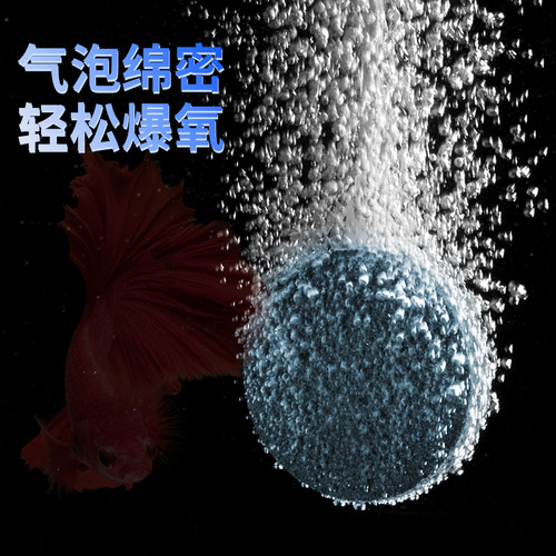 气泡石鱼缸增氧泵细砂气石沙头打氧爆汽配件水族箱低压空气细化器 - 图1