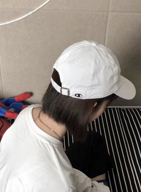 champion棒球帽百搭男女弯檐帽