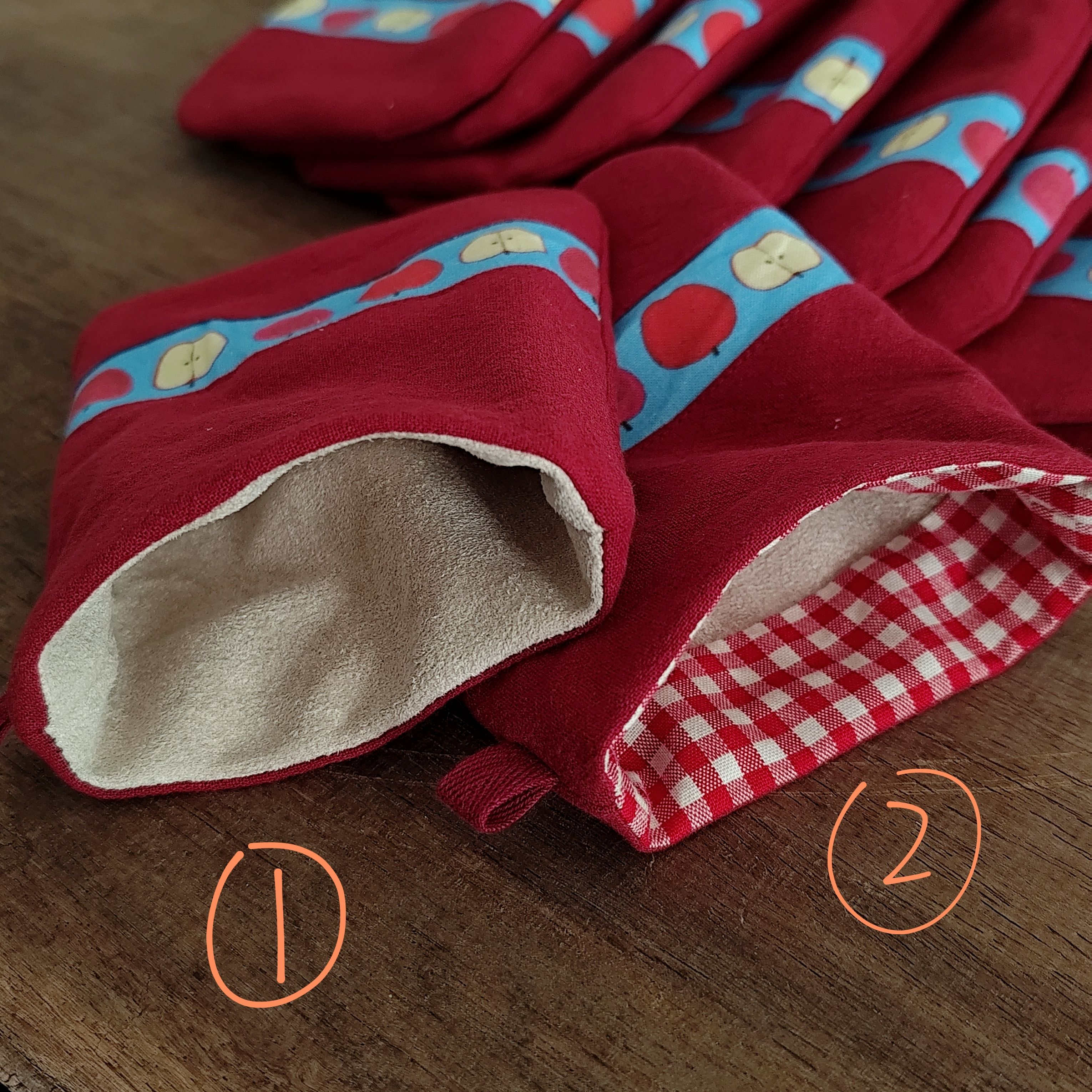 沈小丹手作 窈窕虫原创 文玩女孩葫芦ruarua袋 布袋子耳机收纳袋 - 图2