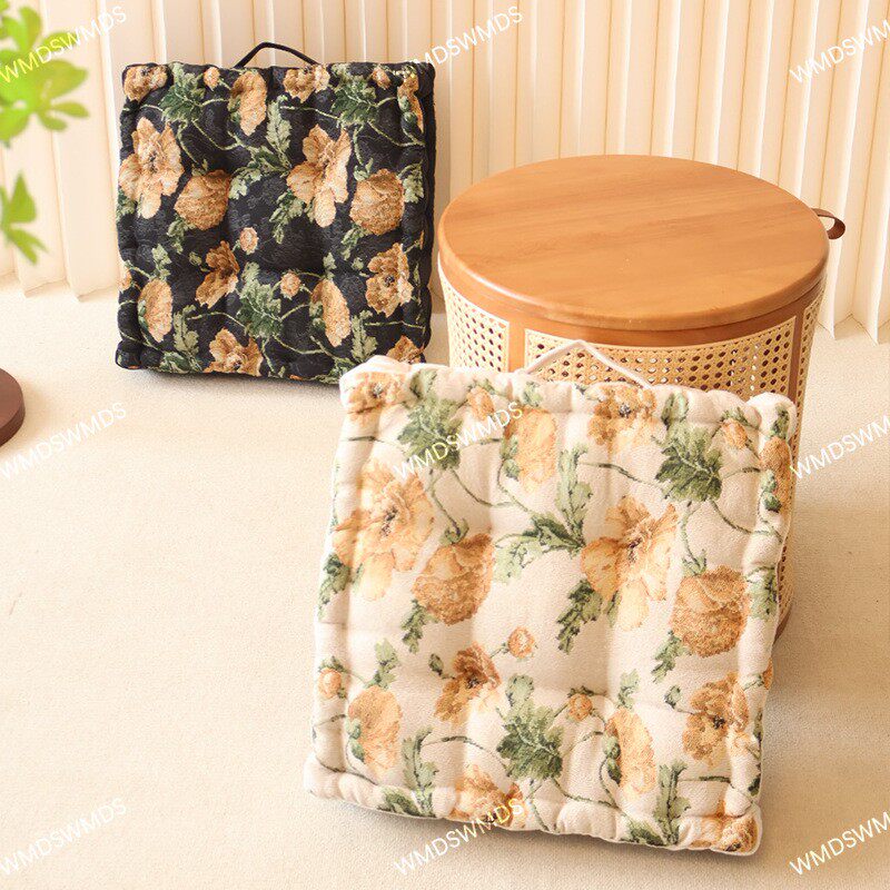 新款餐椅坐垫美式轻奢波西米亚风家用椅子布艺加厚坐垫靠垫