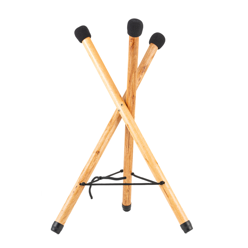 空灵鼓鼓架钢舌鼓鼓架木质演奏支架可折叠架子榉木专业便携 - 图3