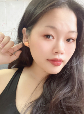 原创设计不对称碳水结巧克力圈圈包耳钉925搞怪趣味面包美食耳夹