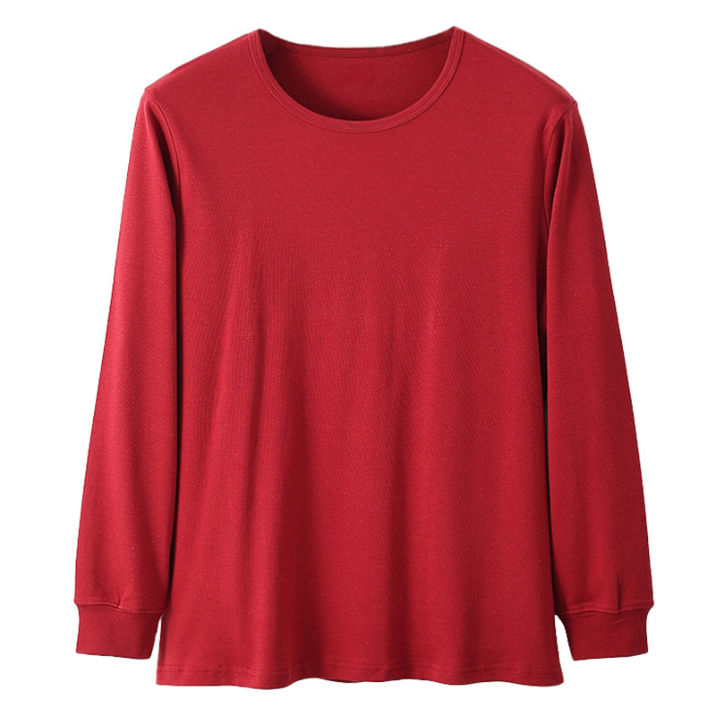 中老年男纯棉秋衣老人全棉套头线衣爸爸加肥大码低领打底线衣宽松,淘宝优惠券,粉丝福利购,淘宝优惠卷