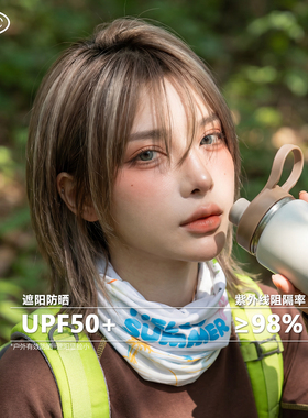海豚防晒轻薄骑行钓鱼冰丝面罩