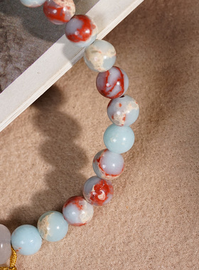 新山檀单圈手链国风男女款手串木