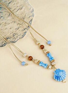 景德镇陶瓷海洋系项链毛衣链学生