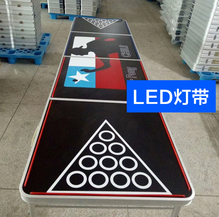 啤酒游戏桌Beer Pong table杯子乒乓球游戏桌party聚会桌 - 图2