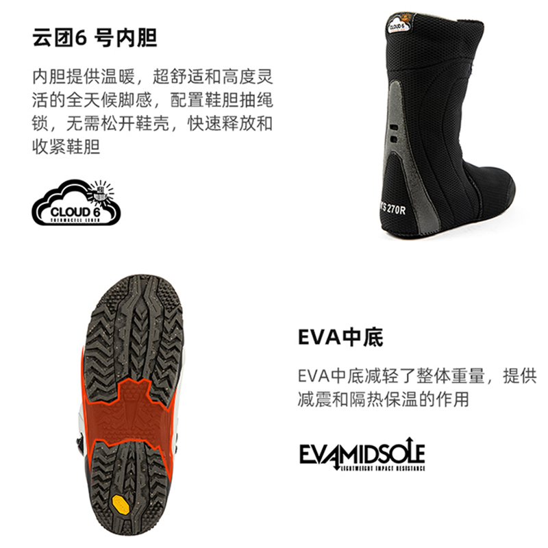 冷山雪具NITRO滑雪鞋尼卓VENTURE PRO单板雪鞋全能男款现货2324 - 图2