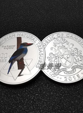 非洲动物套装纪念币自然环境