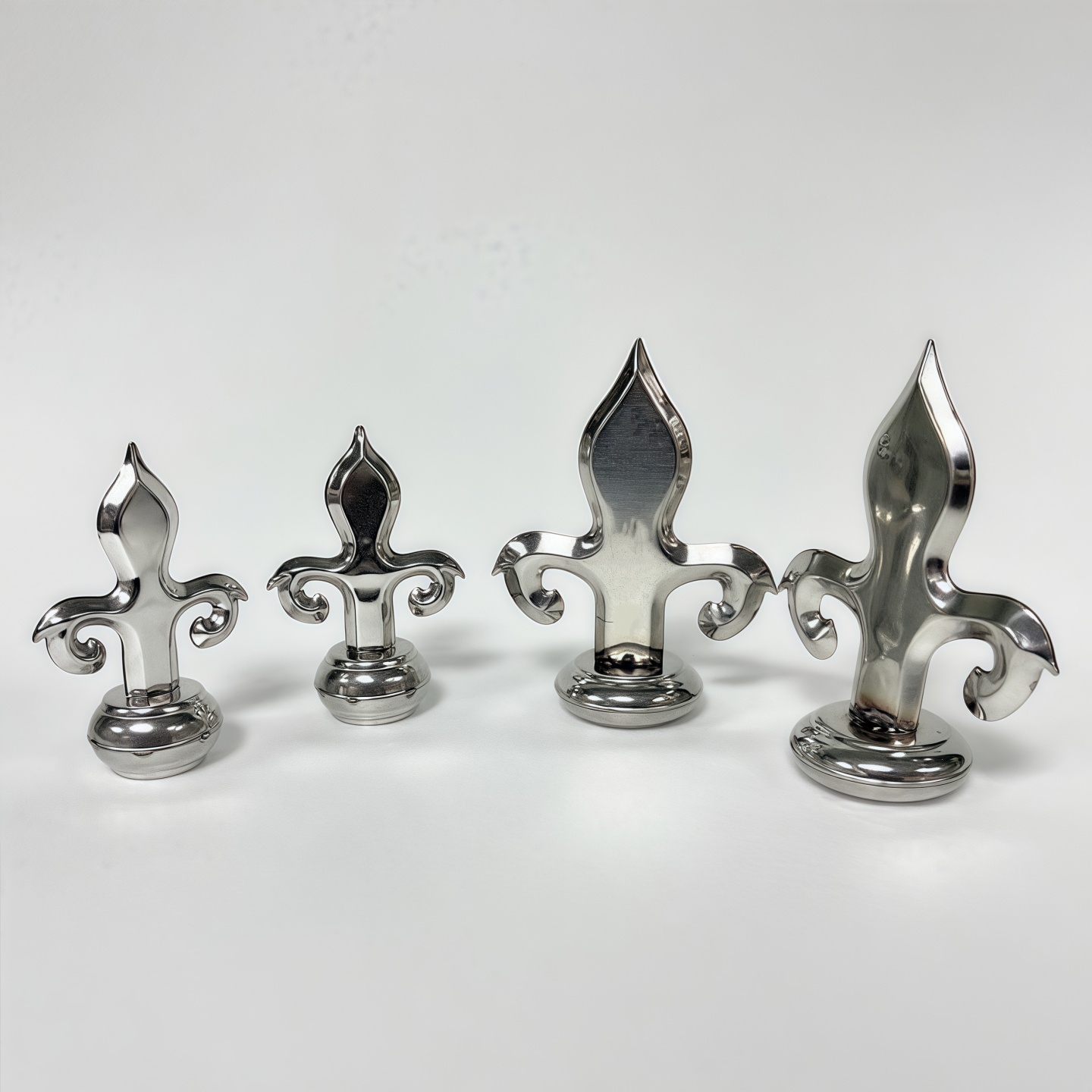 201不锈钢19/22/25圆管32双钩蝶形枪头大门围栏杆防盗攀爬304尖花 - 图3