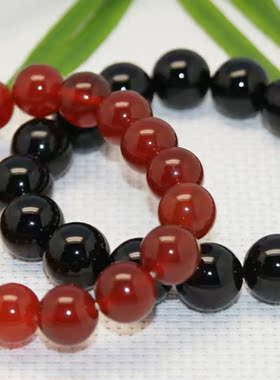 天然水晶冰种玛瑙情侣开运手串