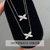 Full diamond cross necklace 18K gold natural real diamonds