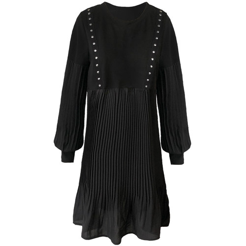 孕妇装春装2026新款时尚哺乳上衣网红套装大码百褶连衣裙子春夏款 - 图3