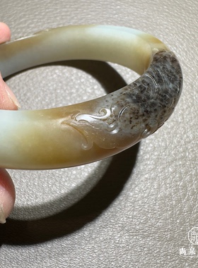 新疆和田玉籽料轮胎手镯