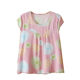 ຜ້າຝ້າຍຂອງແມ່ຍິງ Sleeveless Rayon T-Shirt Pajamas Summer