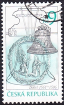 Czech Letter Sales Stamps 2005 Craft Clock 3-2