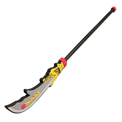 三国塑料玩具 泡沫兵器关羽刀关公大刀方天化戟儿童玩具刀剑兵器 - 图3