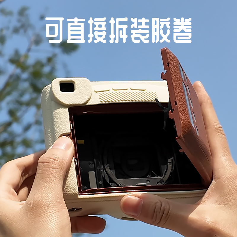 相机包适用富士拍立得mini90硅胶套evo70407SQ6120相机皮套保护壳 - 图2