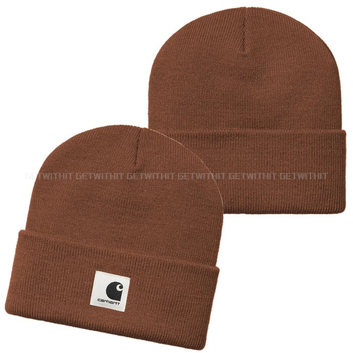 正品Carhartt WIP卡哈特经典黑白LOGO冷帽冬帽子包头毛线男女情侣