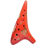 Ocarina 12-луночный ключ AC Midtone C Профессиональный исполнение двенадцать ток в китайском стиле Hongfu Синий и белый керамический подарок маленький инструмент