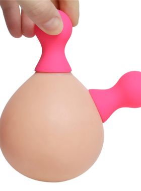 人体乳环饰品硅胶吸盘黑色粉色大红色免打孔个性性感一对的价格
