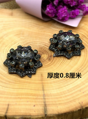 高档流行鞋饰扣水钻别针女珍珠扣