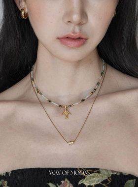 WAYOFMOON童趣小鲨鱼吊坠项链