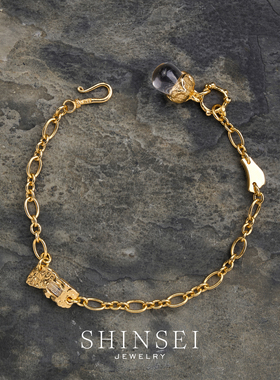 天然水晶灯拼接原创手链