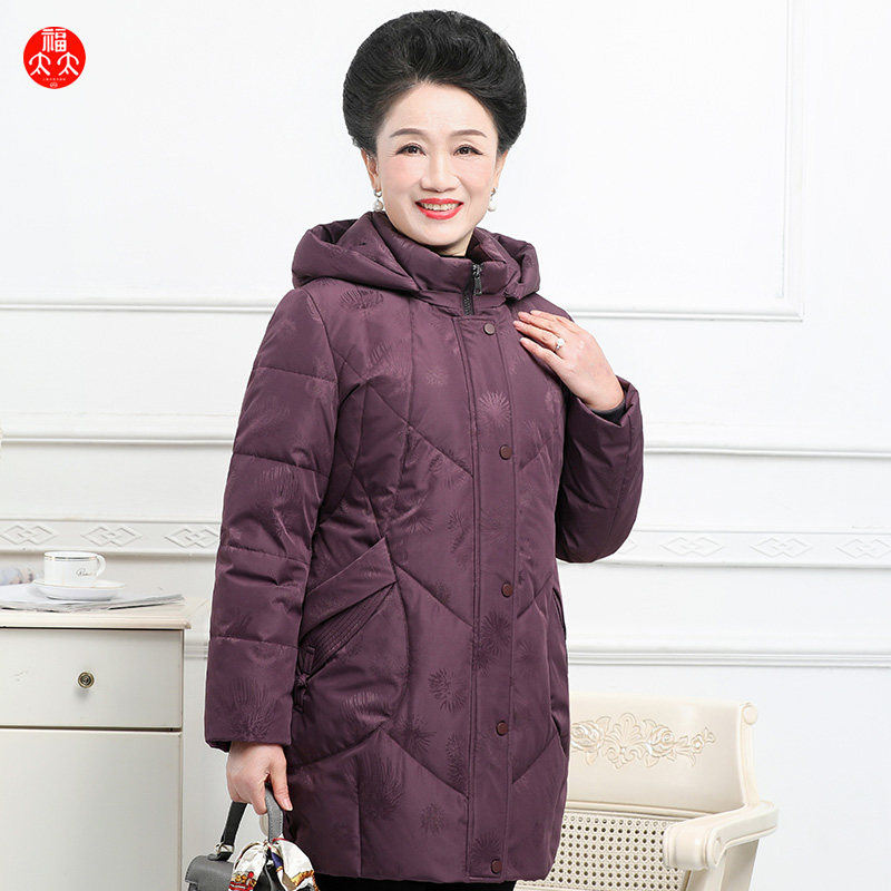 福太太中老年大码妈妈女装白鸭绒 福太太中老年女装