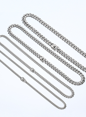 xxxtentacionsilver百搭古巴链