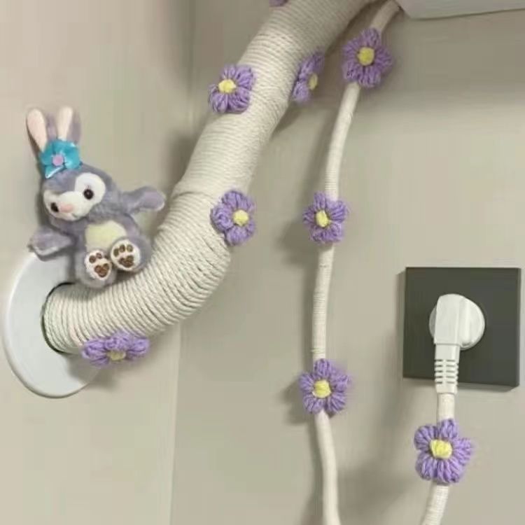 包空调管子装饰遮挡麻绳线燃气管道美化阳台下水管遮丑神器改造 - 图0