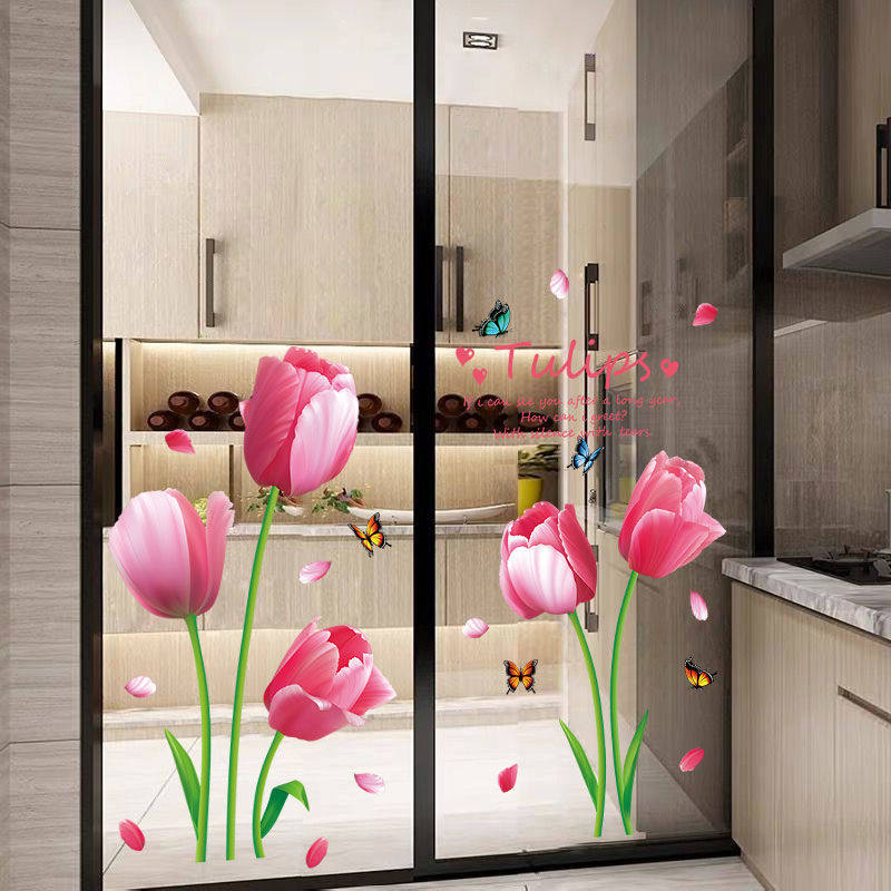 创意个性3d立体厨房阳台玻璃推拉门贴纸窗户贴画布置装饰品窗花贴,淘宝优惠券,粉丝福利购,淘宝优惠卷