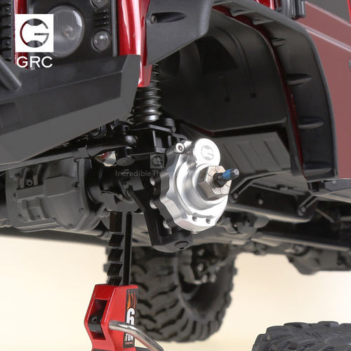 GRC TRX4门桥齿轮箱盖 6061铝 车桥金属升级件 GAX0032FS / FB - 图1