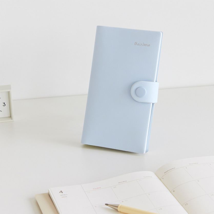 韩国Livework彩虹皮面手账日记本2026年周计划八分格日程记事本子,淘宝优惠券,粉丝福利购,淘宝优惠卷