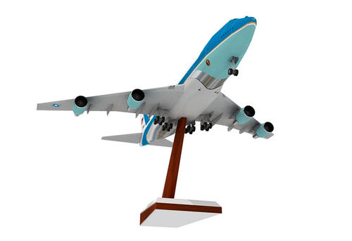 民航客机B747航空飞机3d立体纸模型DIY手工制作儿童益智折纸玩具 - 图2