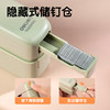 Deli TA301PRO desktop stapler (box) macaron color with built-in staple remover to feed paper 60mm stapler