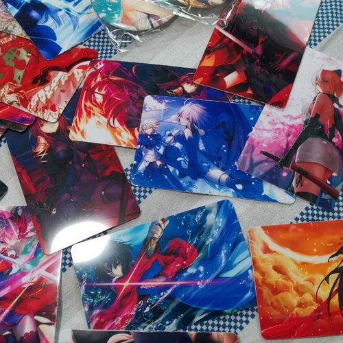 fgo全图鉴收藏水晶卡贴fate grand order动漫周边贴纸saber贞德 - 图2