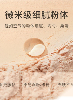 原画师云朵轻柔滤镜粉饼定妆控油散粉柔焦蜜粉持久遮瑕补妆