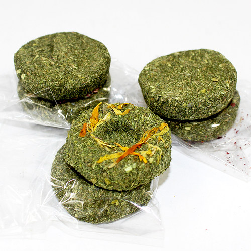 天然草饼10个兔兔磨牙零食兔子小零龙猫磨牙草饼 荷兰猪磨牙零食 - 图3