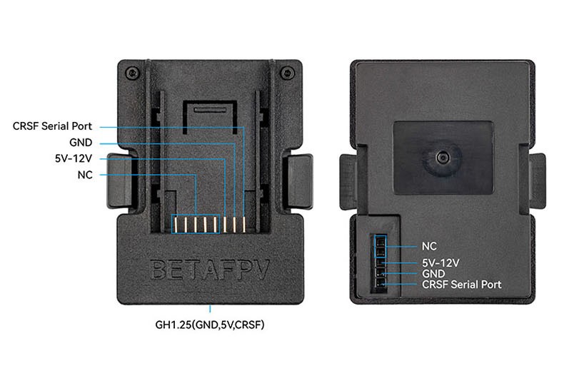 BETAFPV Micro-Nano高频头转接座jr仓 远航 Frsky ELRS航模遥控器 - 图3