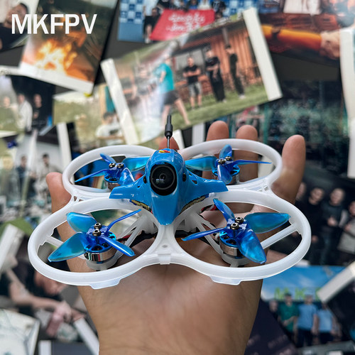 MKFPV室内户外飞机小蓝机穿越机 练习机耐炸入门穿越机3S新手推荐 - 图0