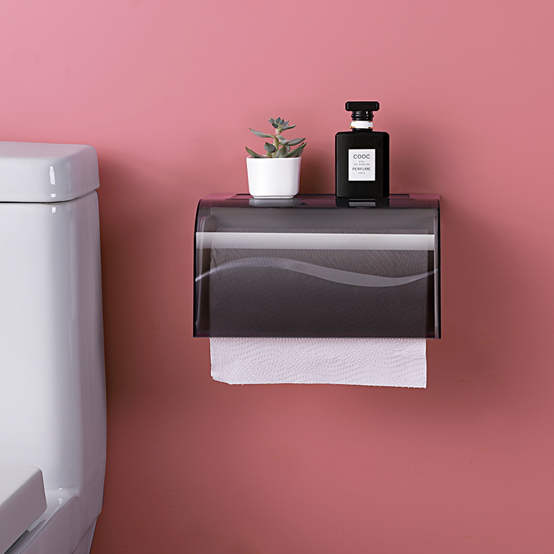 双庆卫生间纸巾盒吸盘纸巾架厨房卫生纸架免打孔抽纸盒厕所卷纸盒,淘宝优惠券,粉丝福利购,淘宝优惠卷