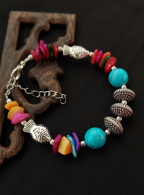 女云南民族风藏怍手链