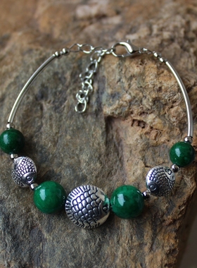 民族风手工复古苗银首饰品