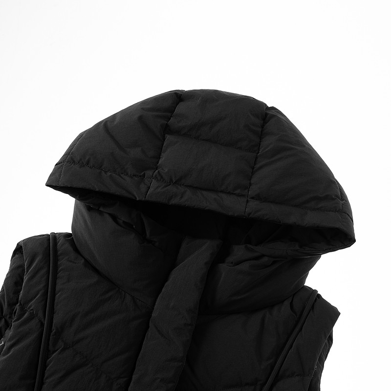 LAGOGO连帽羽绒服女拉谷谷2025年冬季新款保暖外穿马甲OCYY13XB43,淘宝优惠券,粉丝福利购,淘宝优惠卷